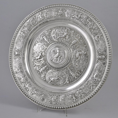 "The Venus Rosewater Dish" A Victorian Sterling silver sideboard dish
