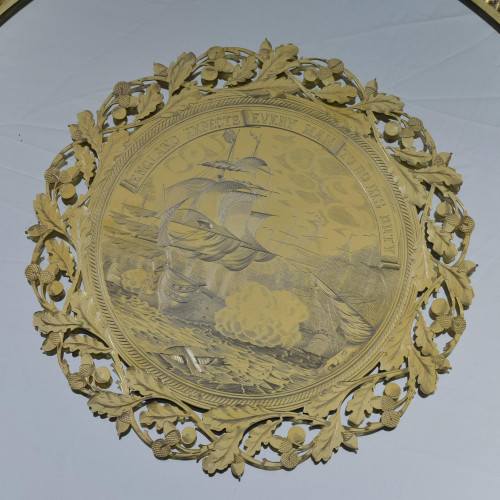 A presentation silver-gilt Mirror Plateau