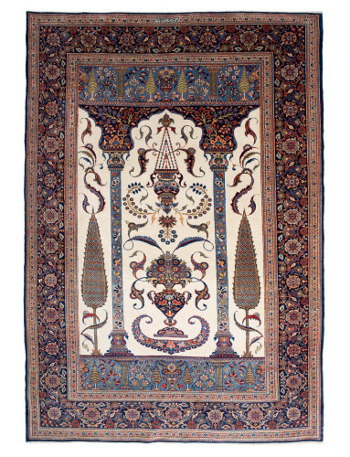 A DABIR KASHAN RUG, CENTRAL PERSIA, CIRCA 1930