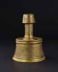 A RARE MAMLUK "VENETO-SARACENIC" CANDLESTICK, SYRIA, LATE 15TH CENTURY