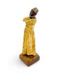 AN ORIENTALIST FRANZ BERGMAN COLD PAINTED BRONZE FIGURE OF A WHIRLING DERVISH, EARLY 20TH CENTURY