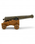 A SMALL FRENCH BRONZE SIGNAL CANNON INSCRIBED LE TONNANT, 18TH - 19TH CENTURY