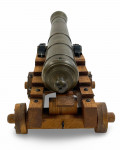 A SMALL FRENCH BRONZE SIGNAL CANNON INSCRIBED LE TONNANT, 18TH - 19TH CENTURY