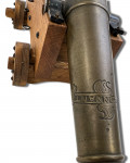 A SMALL FRENCH BRONZE SIGNAL CANNON INSCRIBED LE TONNANT, 18TH - 19TH CENTURY