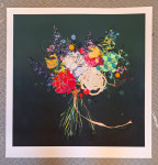 The Hand Tied Bouquet - XL - Framed