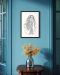 Her Hair - Framed