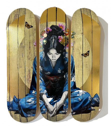 Small Sanctuary Skatedeck Trio