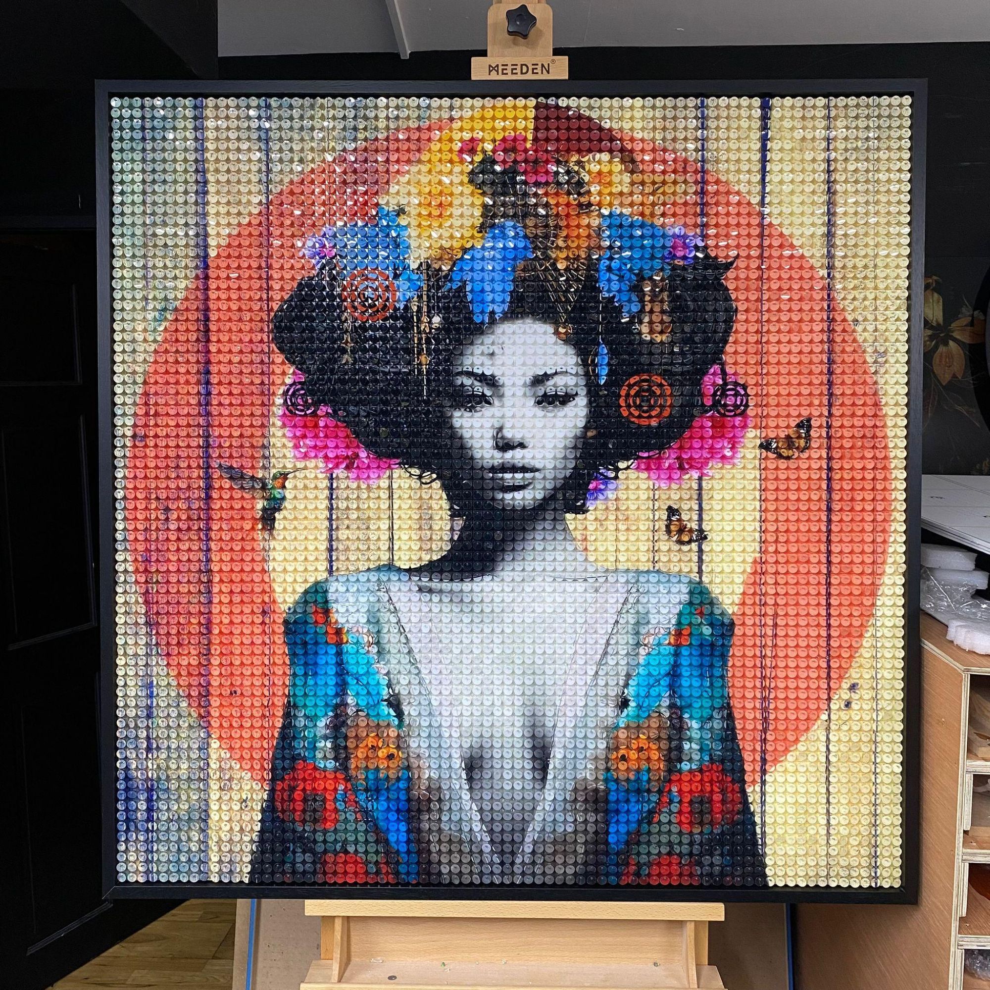 Lotus Shimmer - Framed