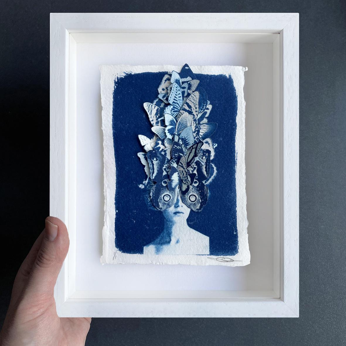 Love Among The Butterflies Study (Ode to Margaret Fountaine) - Framed