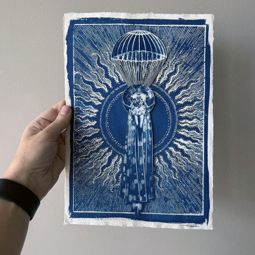 Orbital Echoes (Tiny's Dance Through the Skies) - Framed