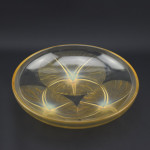 Rene Lalique Amber opalescent Volubilis bowl