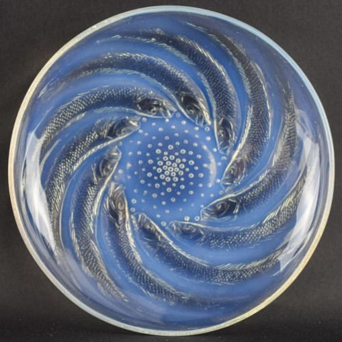 Rene Lalique Poissons Coupe Plate No2