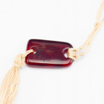 Rene Lalique Colombes red pendant