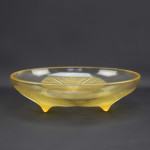 Rene Lalique Amber opalescent Volubilis bowl