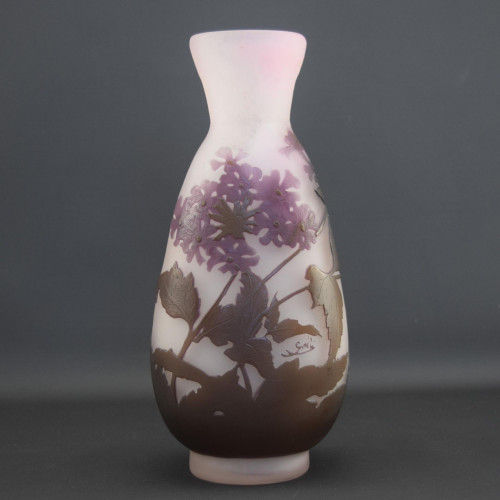 Galle cameo glass vase