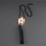 Argy Rousseau Pate de verre sea thistle pendant C1921