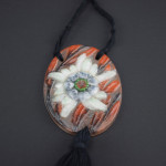 Argy Rousseau Pate de verre sea thistle pendant C1921