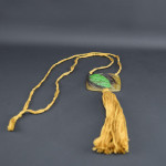 Argy Rousseau pate de verre pine cone pendant C1921