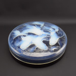Rene Lalique opalescent Cyprins box