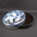 Rene Lalique opalescent Cyprins box
