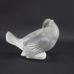 Rene Lalique paperweight Moineau Moqueur