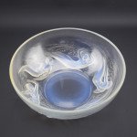 Rene Lalique opalescent Ondines glass bowl