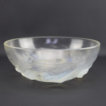 Rene Lalique opalescent Ondines glass bowl