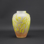 Galle cameo glass Sycamore vase C1908