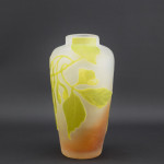 Galle cameo glass Sycamore vase C1908