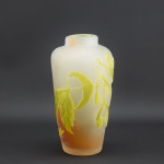 Galle cameo glass Sycamore vase C1908