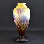 Galle cameo glass Lily vase C1925