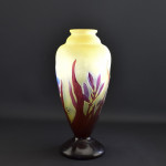 Galle cameo glass Lily vase C1925