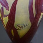 Galle cameo glass Lily vase C1925