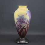 Galle cameo glass Lily vase C1925