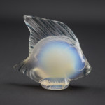 Rene Lalique opalescent fish Cachet
