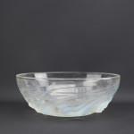 Rene Lalique opalescent Ondines glass bowl