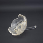 Rene Lalique Anemone Fermee flower paperweight