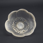 Rene Lalique Anemone Fermee flower paperweight