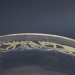 Rene Lalique sepia stained Chasse Chiens plate