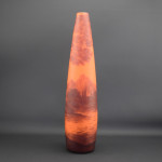 Richard Loetz cameo glass vase Castle scene