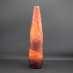 Richard Loetz cameo glass vase Castle scene