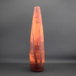 Richard Loetz cameo glass vase Castle scene