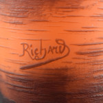 Richard Loetz cameo glass vase Castle scene