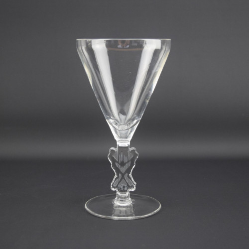 Rene Lalique Strasbourg Bordeaux wine glass