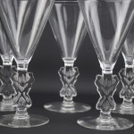 Rene Lalique Strasbourg Madeira glasses x 5