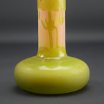 Galle cameo glass fire polished stick vase