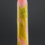 Galle cameo glass fire polished stick vase