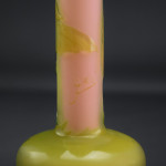 Galle cameo glass fire polished stick vase