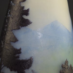 Large Galle Landscape vase C1910