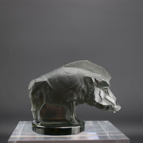 Rene Lalique topaz sanglier mascot
